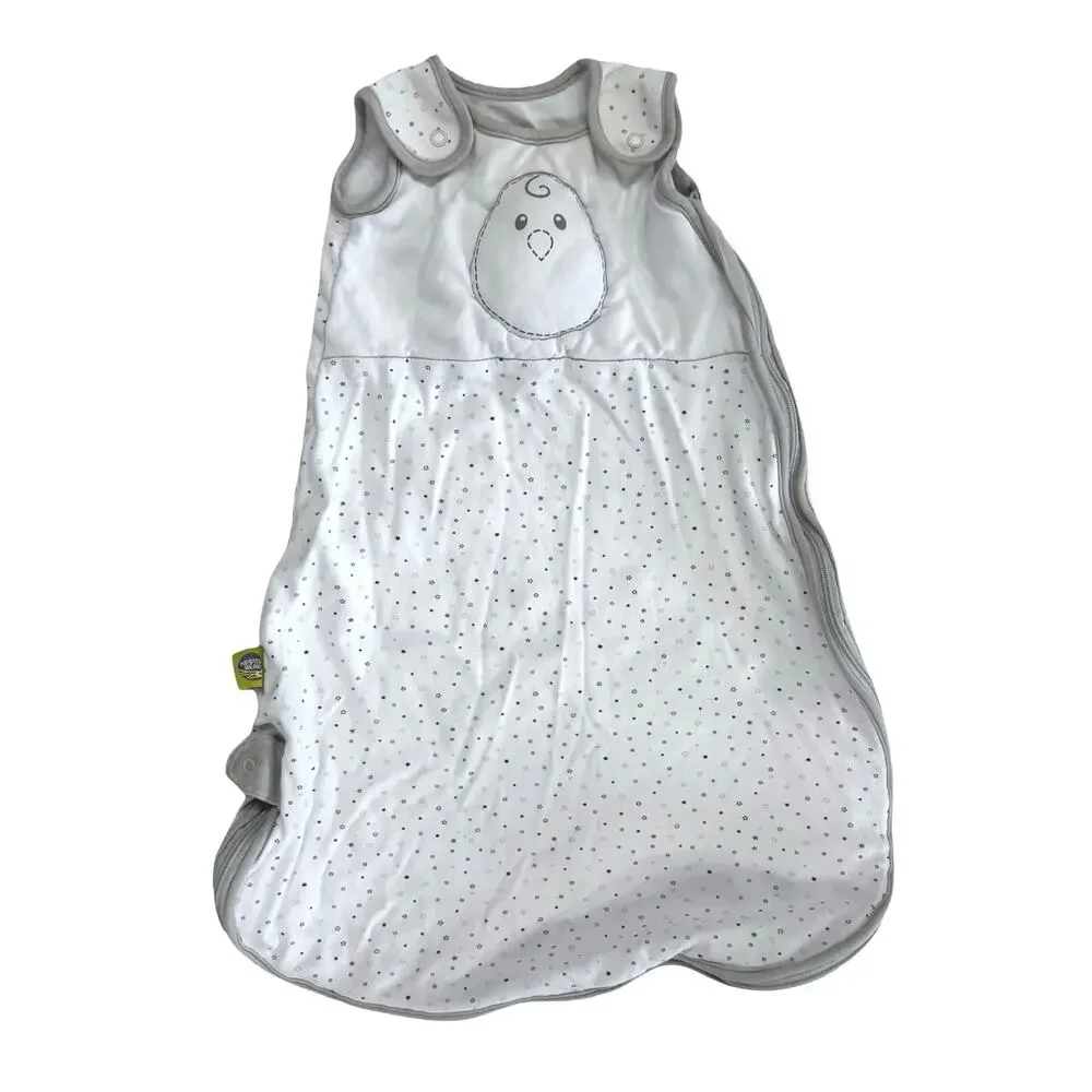 Nested Bean Zen Sack Classic Gray Star Print Size S 0-6M